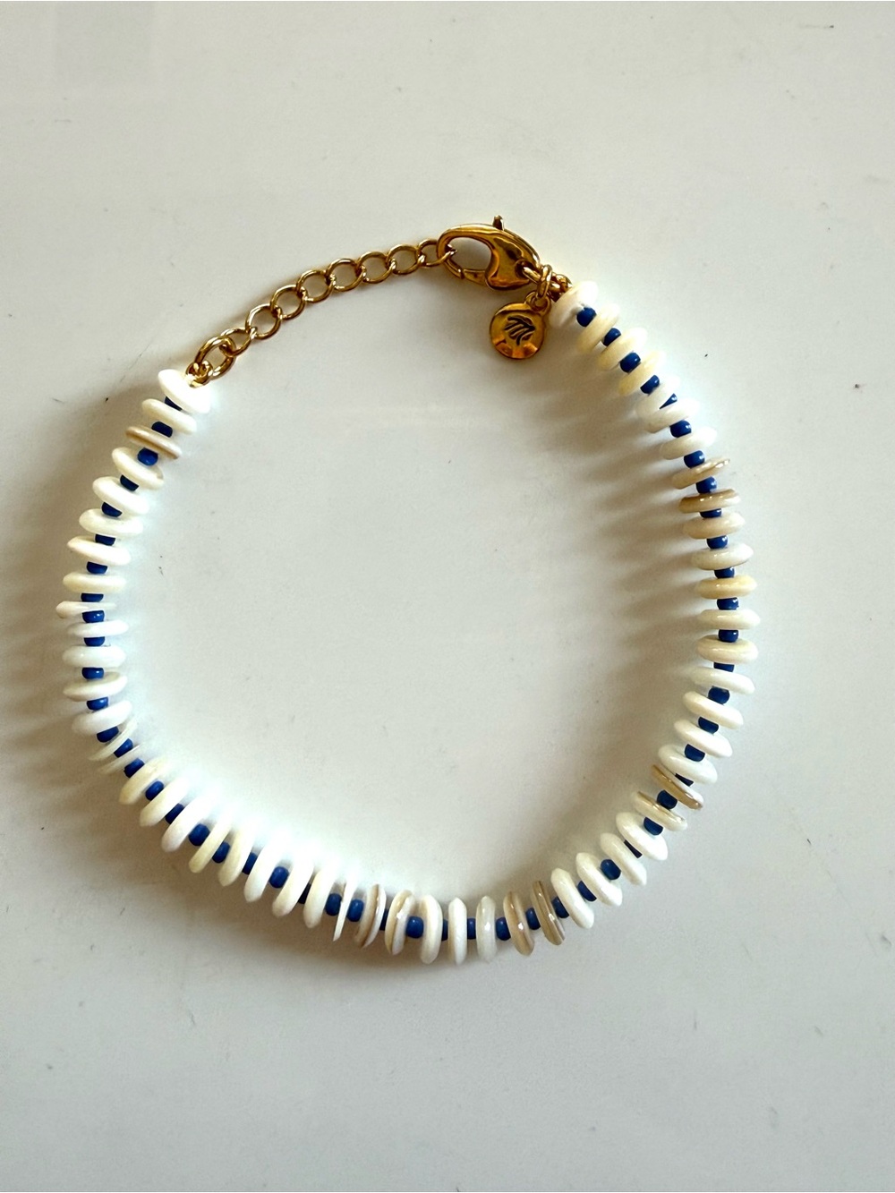 NWOT Madewell Shell Beaded Bracelet - Picture 1 of 5